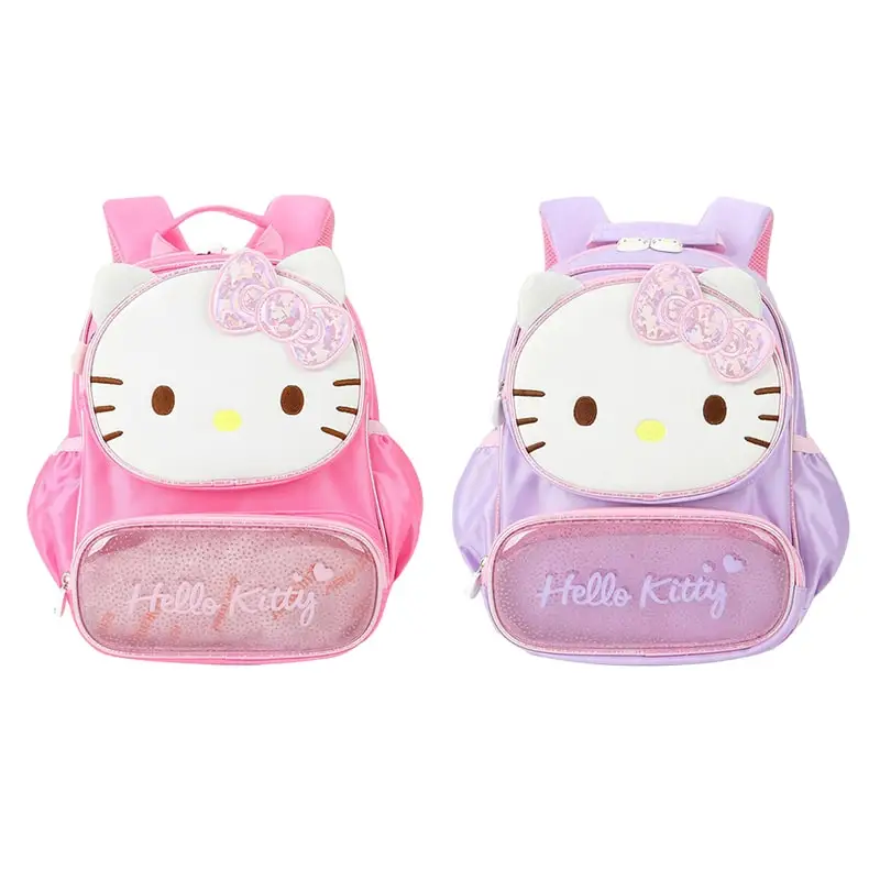 Sanrioed Anime Hello Kitty Cute Children Backpack Schoolbags Student Cartoon Organizer Shoulder Bag Birthdays Gift for Friend