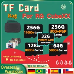For ANBERNIC RG CubeXX TF Card Plug&play Pre-install Retro Games Memory Card Handheld Gaming System Card 256G PSP Game Boy Gifts