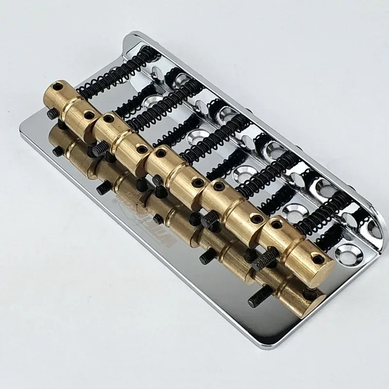 Wilkinson WOB51 WOB51T Precision Jazz Bass Chrome Silver Four 4 Strings Electric Bass Bridge With Brass Saddles For