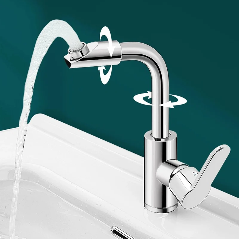 

Hot and Cold Kitchen Faucets Single Connection Type Sink Faucets Household Rotating Vegetable Basin Faucets Kitchen Accessories