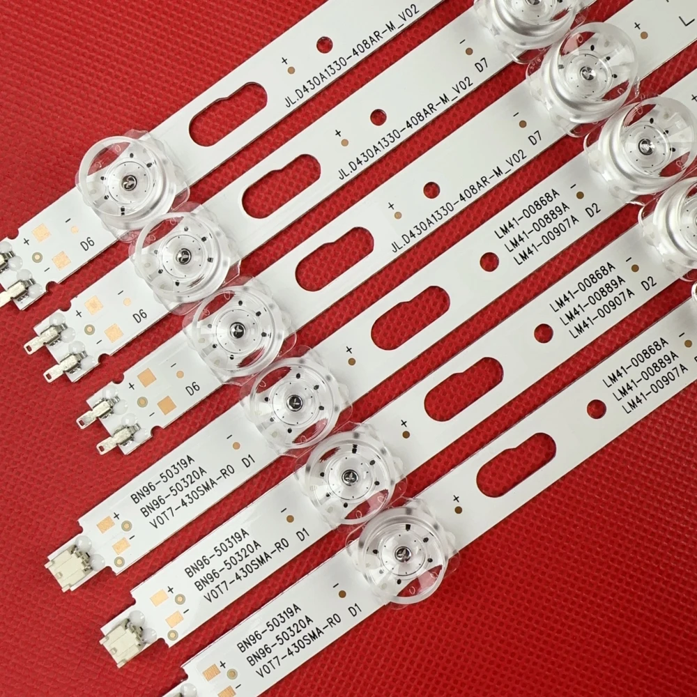LED Strip for UE43TU7125KXXC UE43TU7125K UN43TU7000 UN43TU8000 UN43TU8200 UE43TU7100 BN96-50319A 50320A LM41-00867A