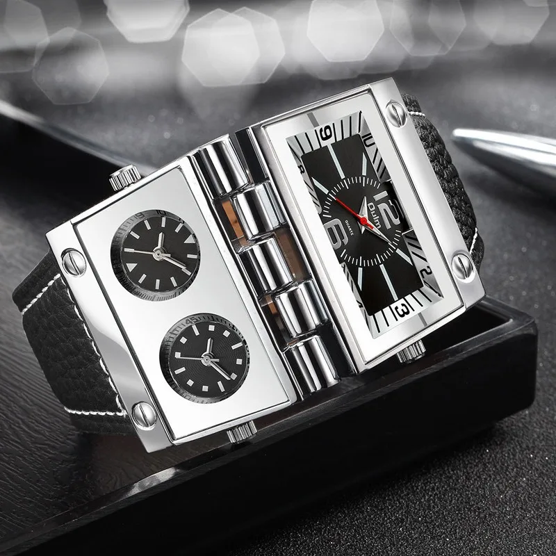 Orologi da uomo con quadrante grande alla moda Orologi di marca di lusso per uomo Orologio da polso semplice di lusso di alta qualità Orologio sportivo da uomo d'affari