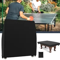 Cubierta para mesa de Ping Pong, cubierta impermeable de alta resistencia, cubierta para mesa de billar para mesas de tenis de mesa plegables para interiores y exteriores