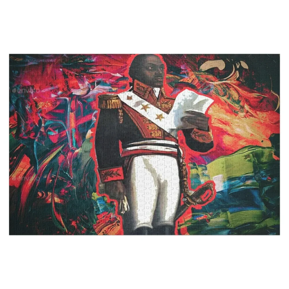 

Toussaint Louverture Abstract Jigsaw Puzzle Wooden Name Personalized Puzzle