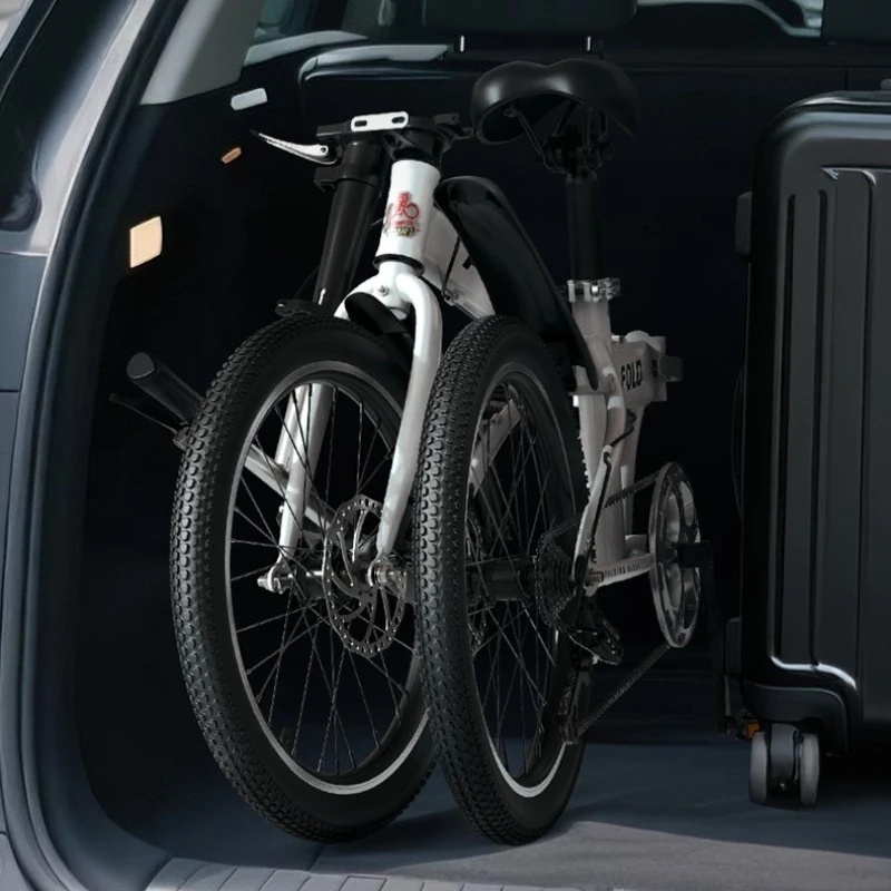 Opvouwbare opvouwbare woonfiets Lichtgewicht draagbaar 20 inch aluminium frame 7-speed snel opvouwbare draaggreep Urban Travel Road