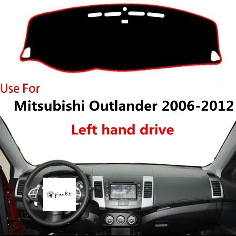 

Коврик-накидка на приборную панель Pissenlit от пыли для Mitsubishi Outlander 2006-2012 (левый руль)