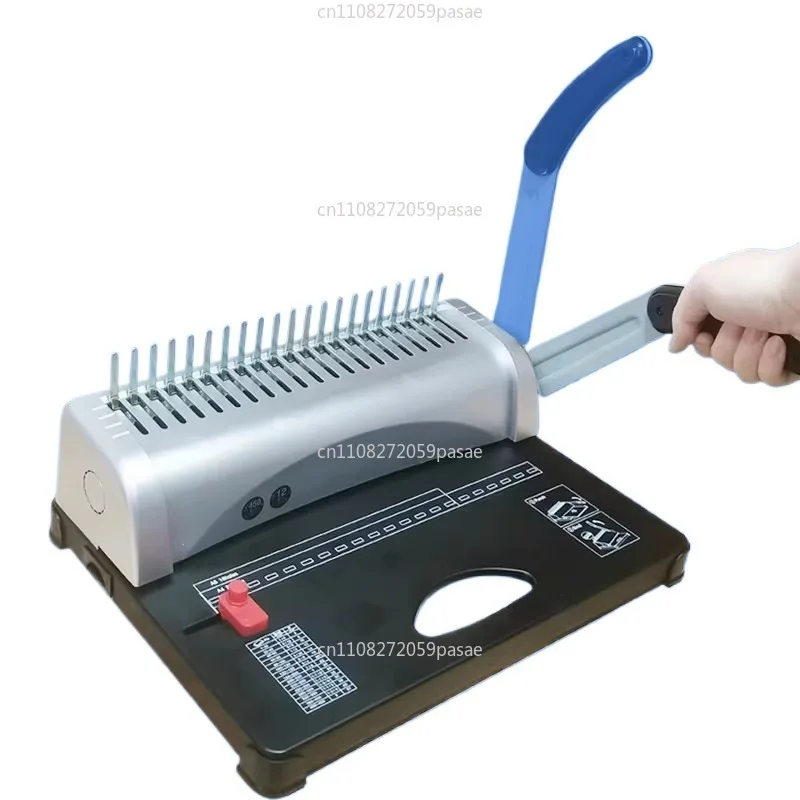 

Binding Machine Comb Binding Machine 21Holes Binding 450 Sheets Book Binder Machine with 100 PCS 3/8'' Comb Binding Spines