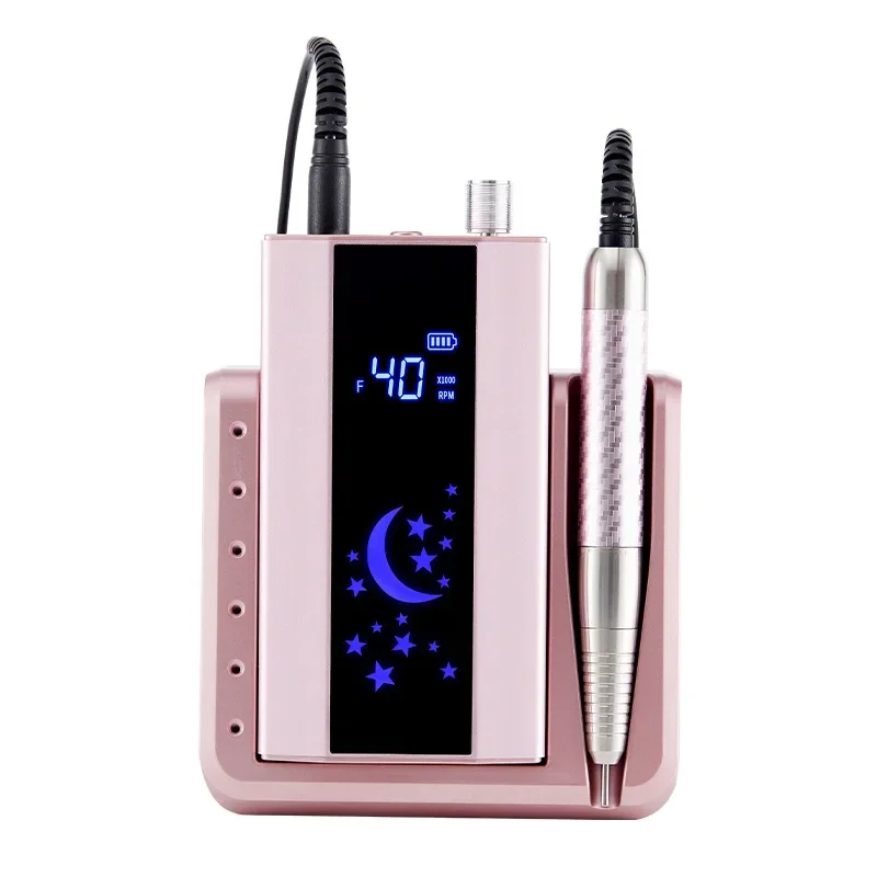 New High Speed Brushless BY03 Nail Polishing Machine Nail Removal Device Portable Rechargeable Nail Drill