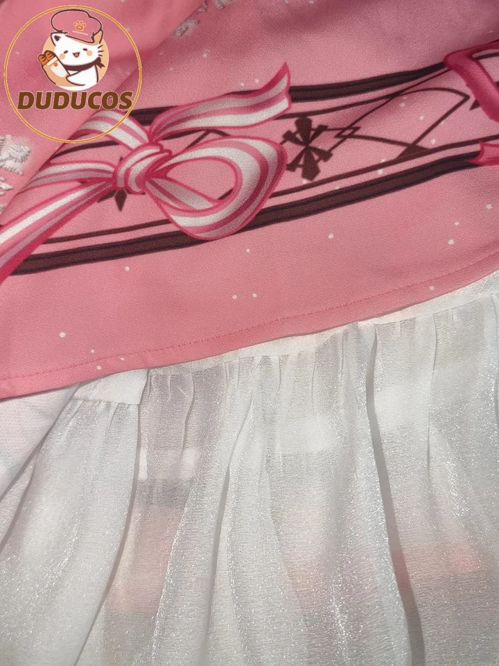 IN STOCK Nikki Cosplay Costume Game Infinity Nikki DUDU-SR Women Cute Pink Dress Nikki Snow Dress Cosplay Lolita Halloween view 6