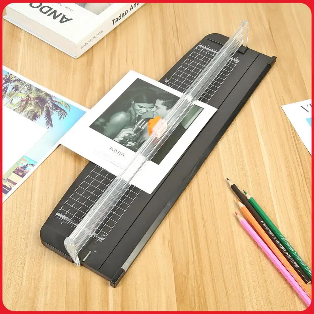 

Paper Cutter Photo Trimmers Plastic Base Card Cutting Blades Convenient DIY Home Crafts Tools 36.5x13cm