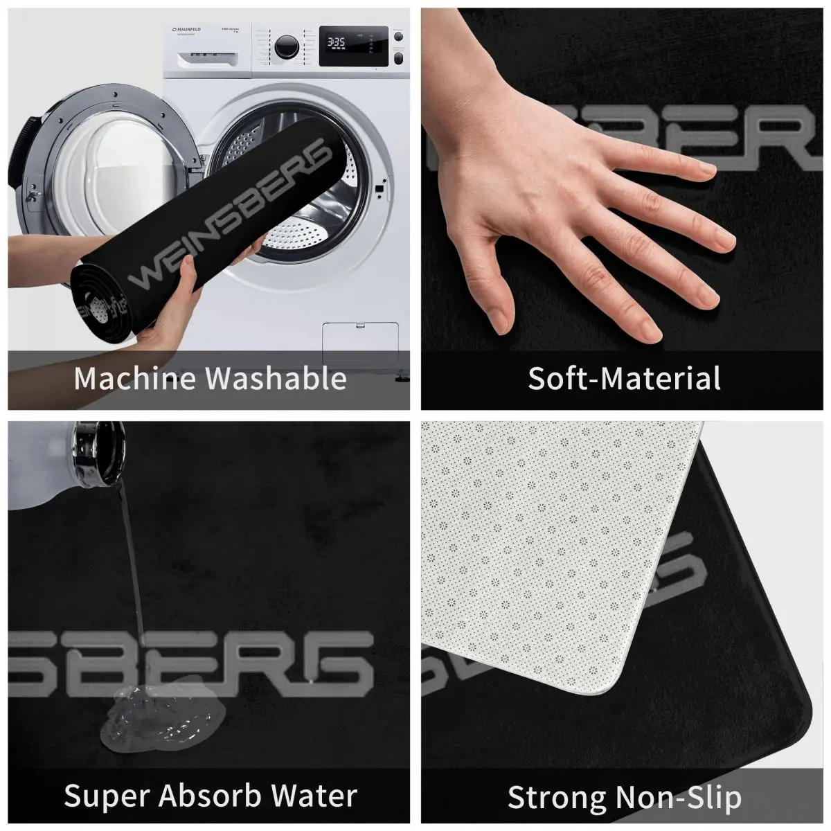 Weinsberg Caravan Anti-slip Doormat Floor Mat Carpet Rug for Kitchen Entrance Home Bathroom Living room Footpad Mats
