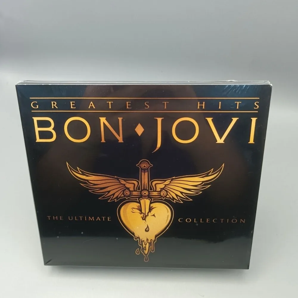 Bon Jovi: Los Mejores Éxitos, La Colección Definitiva, Obra Maestra de una Banda Clásica de Pop Rock, Coleccionable para Audiófilos, Álbum Musical de 2CD