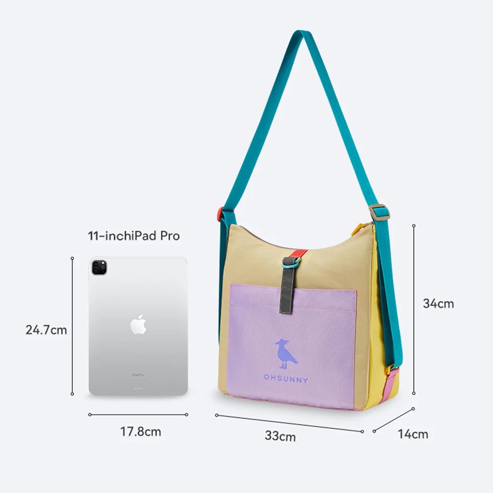 Ohsunny Versatile Handbag with Random Color Matching,Women's Personalized Backpack for School Travel Shopping Daily Life