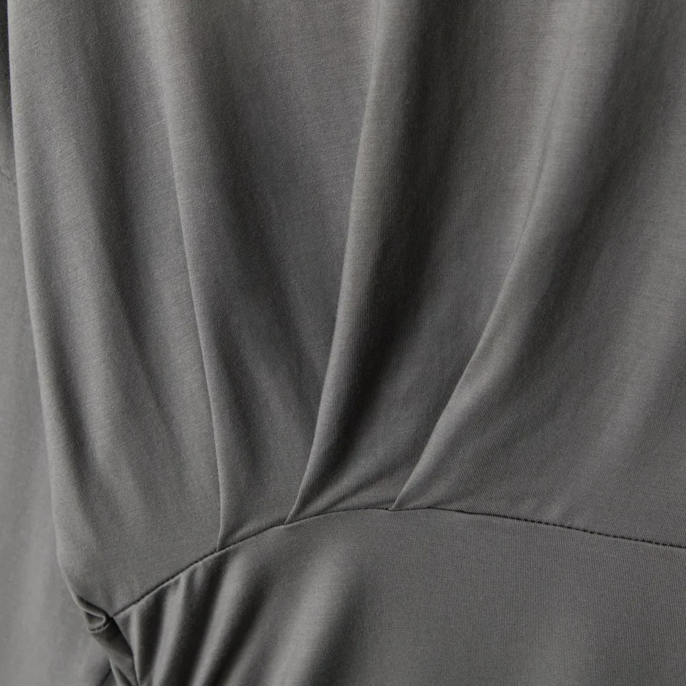 Plissado assimétrico fino ajuste interior básico inverno outono bodywear escritório camisetas de fitness manga longa elegante topos para mulheres meninas