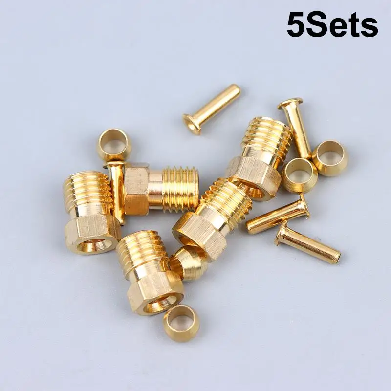 

High Quality Brass Fittings Sealing Ferrule Liner CNC Machine Hose Tubing Fittings M10 M8 M12 4mm 6mm 8mm