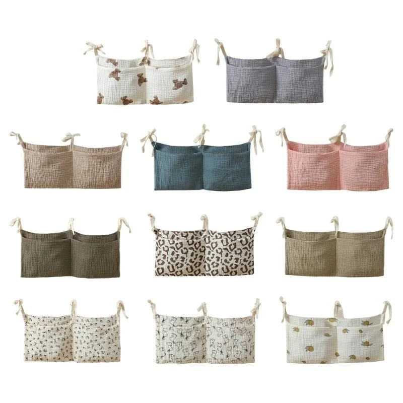 Sacos organizador cabeceira cabeceira fraldas Bolsa cama cama bebê Bolsa penduramento G2TD