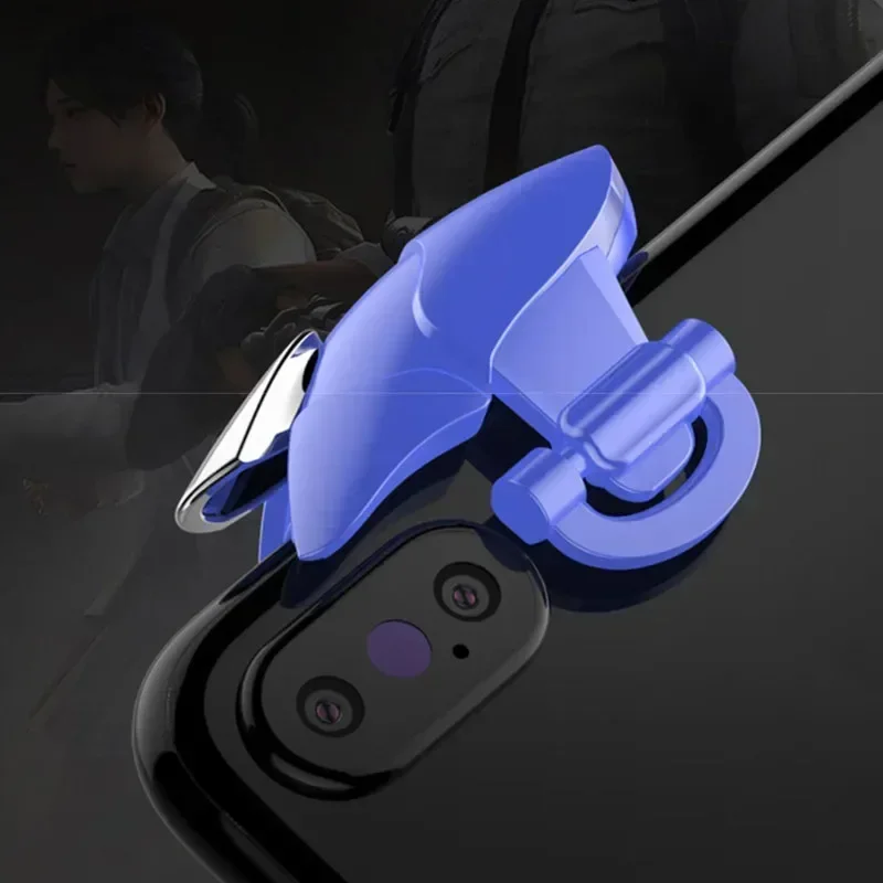 هاتف محمول 4 أصابع لعبة الزناد ، PUBG الهدف اطلاق النار ، L1R1 زر مفتاح ABS ، القرش الأزرق ، لوحة التحكم للآيفون ، أندرويد ، 2