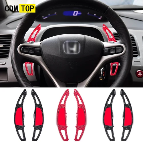 Para Honda Civic 8th Gen FD6 Jazz Fit 2008-2011 City/Insight 2007-2012 paletas de cambio de volante de coche extensión de cambio