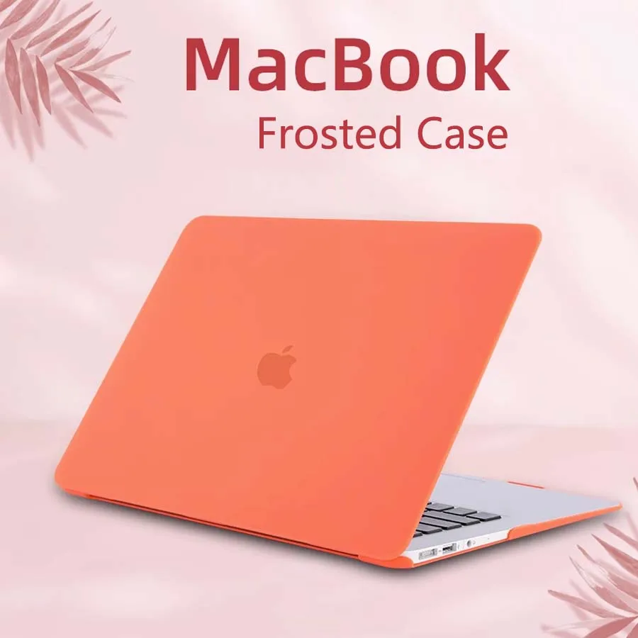 

Frosted Transparent PC Laptop Cover For Macbook Pro 13.3 Retina Mac Air 13.6 M2 M1 11 12 13 14 15 16 Inch Solid Color Shell Case