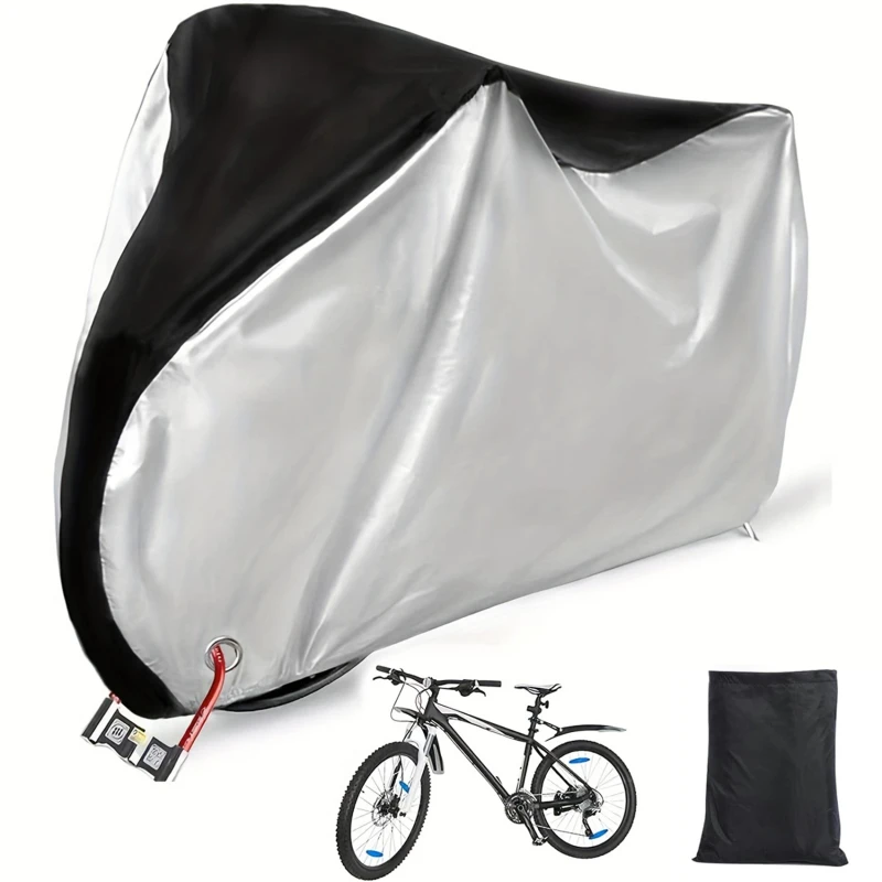 Waterproof Bike Cover With Lock Hole M-3XL Size Multipurpose Rain Snow Dust All Weather Protector Covers For Bike Fit Most Bike