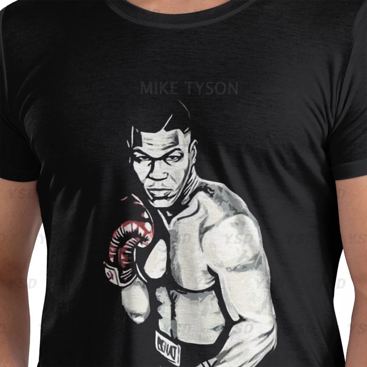 Mike Tyson Boxing Retro Boxing Men's tight fitting sports T-shirt,Gym Sportswear, Oversized print Tee shirt