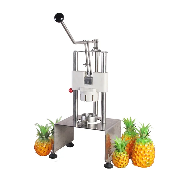 

Manual Pineapple Corer Slicer Peeler Peeling Machine