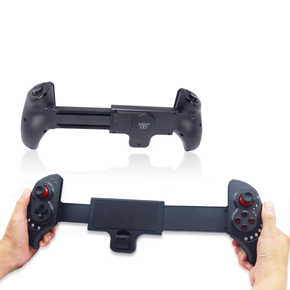 

Wireless Gamepad Telescopic Game Controller Grip Compatible Smartphone Tablet Black Remote Control
