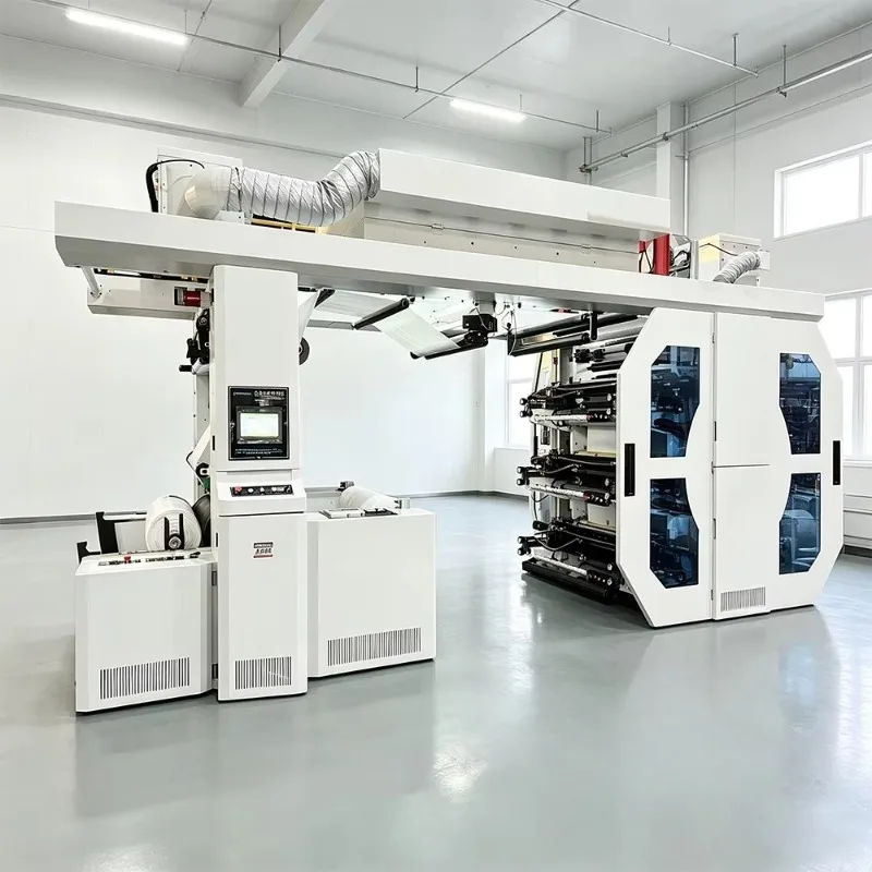 Bridge and Stack Flexographic Printing Machine High Speed Automatic Printer for Plastic Film Paper Bag Nonwoven Bag