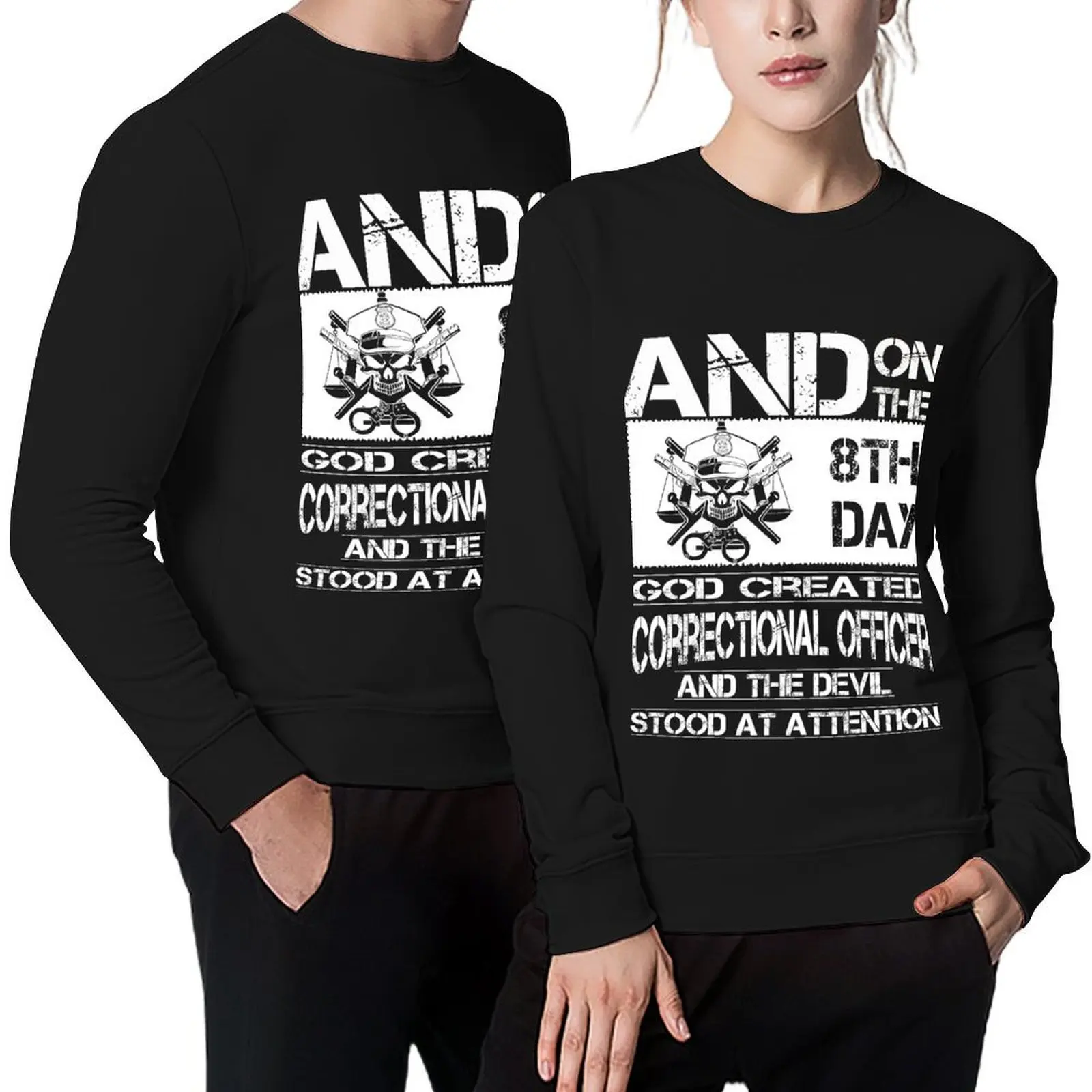 

correctional officer funny correctional officer retirement correctiona Pullover clothes for men autumn men's sweatshirt