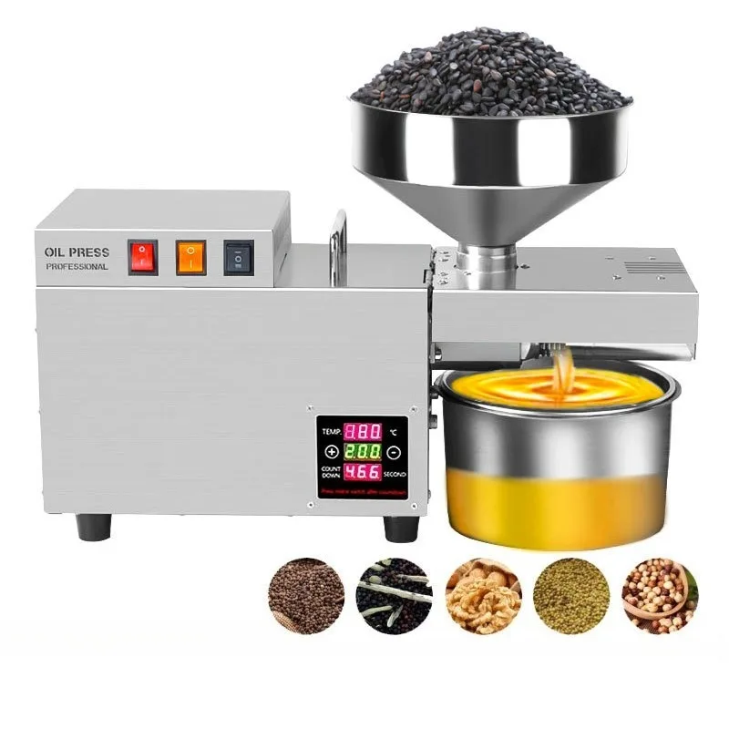 S9S Commercial Oil Press Machine Small Stainless Steel Oil Press Machine Industry Machinery & Equipment Accessories