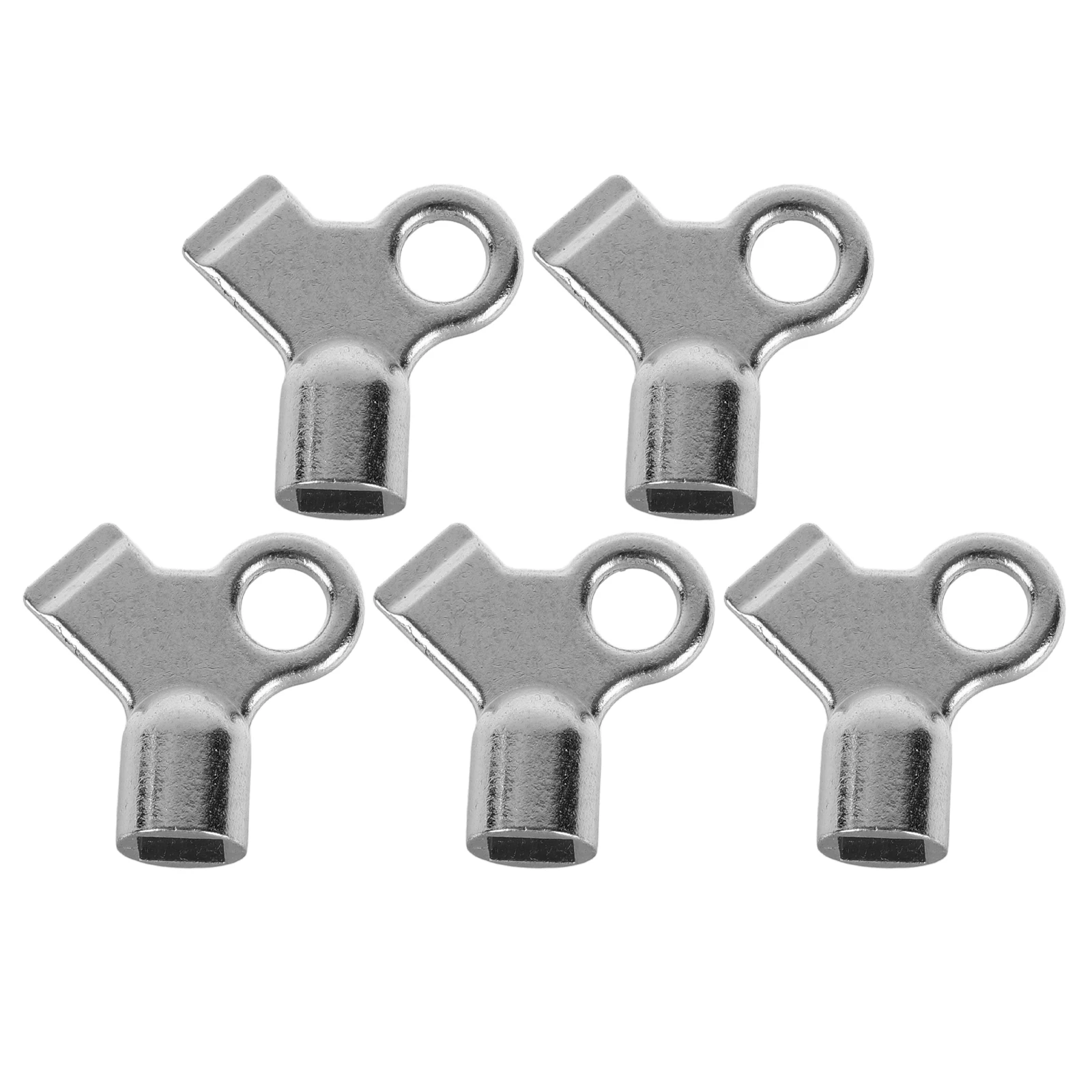 

5pcs Radiator Bleed Keys Exhaust Valve Key Square Hole Water Gas Heater Air Vent Plumbers Tool Efficient Maintenance Suitable