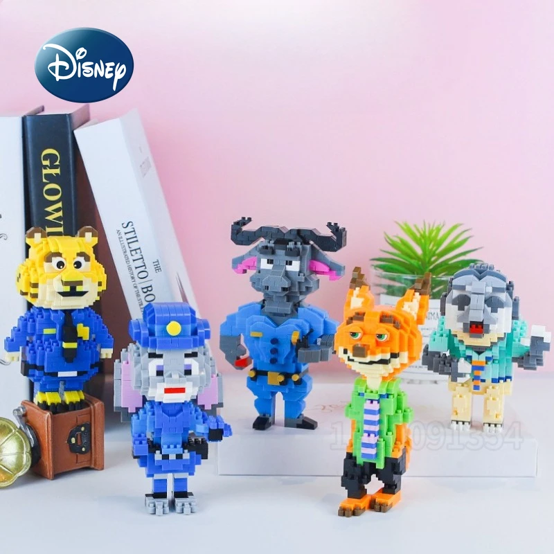 

Disney Zootopia New Building Block Toys Micro Particle Splicing Building Blocks Puzzle Splicing Children's Building Block Toys
