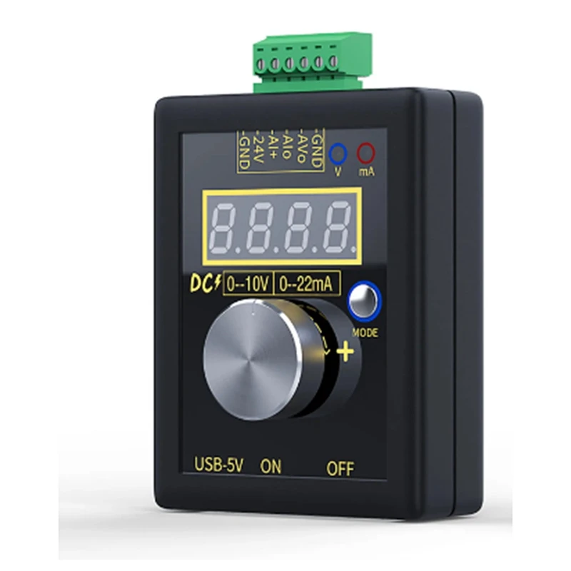 Digital 4-20MA 0-10V Voltage Signal Generator 0-20MA Current Transmitter Electronic Measuring Instruments Easy To Use (With)