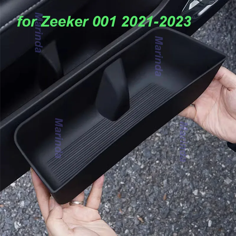 

Car Door Handle Storage Box for zeekr 001 2021-2023 Car Door Slot Pocket Storage TPE Door Box Stowing Interior Accessories