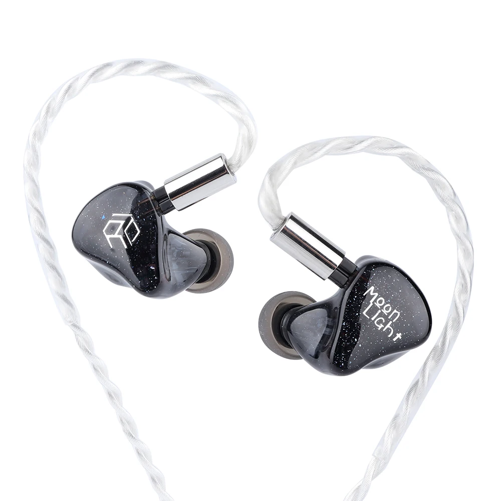 Yanyin Moonlight New Version 2EST + 4BA + 1 Dynamic Driver Hybrid 2pin 0.78mm HiFi Audiophile In-ear Earphones IEMs