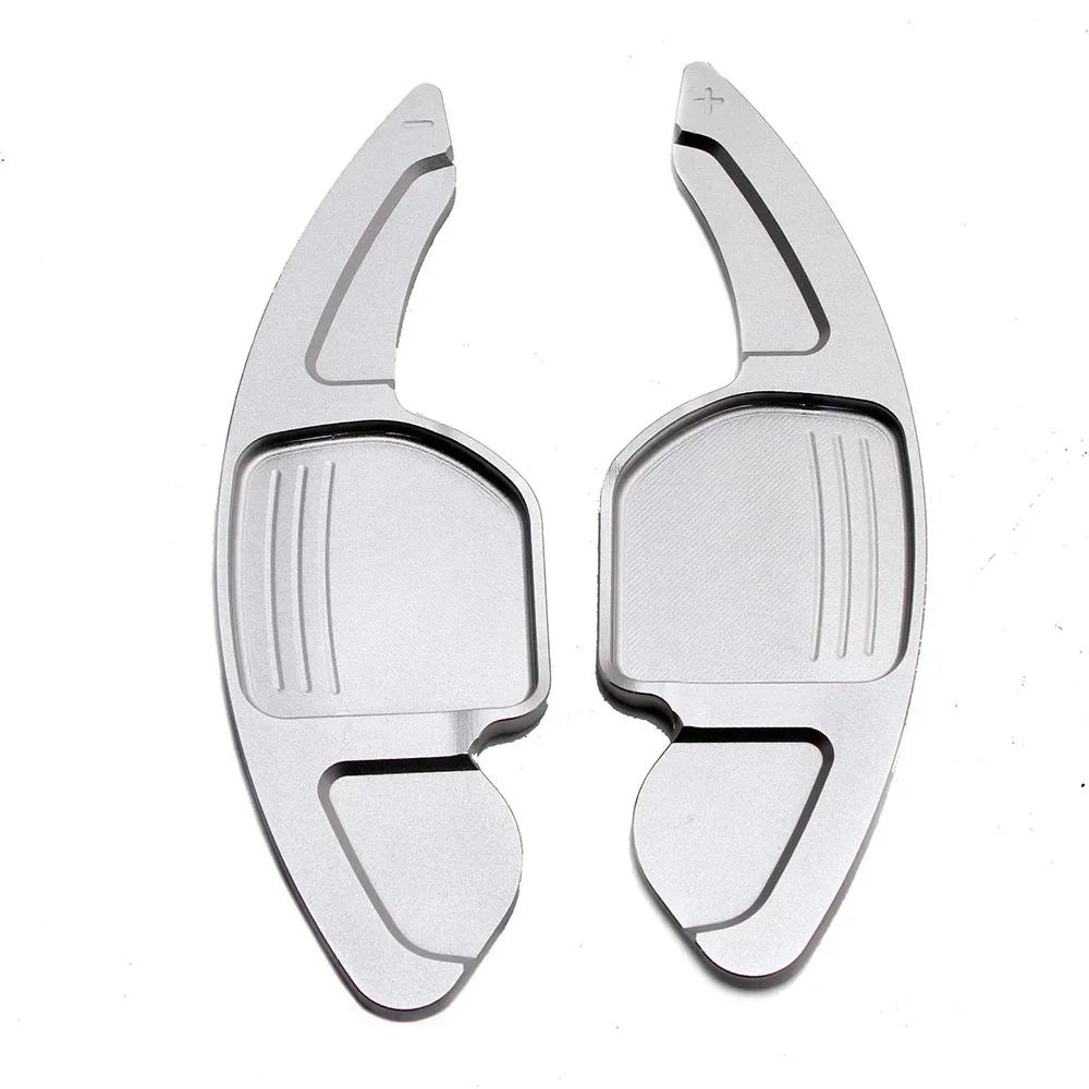 2pc Aluminum Shifter Paddle Steering Wheel Extension Shift DSG Stickers For Seat Alhambra /Ateca /Leon FR/ Leon /Leon 4 5F Cupra