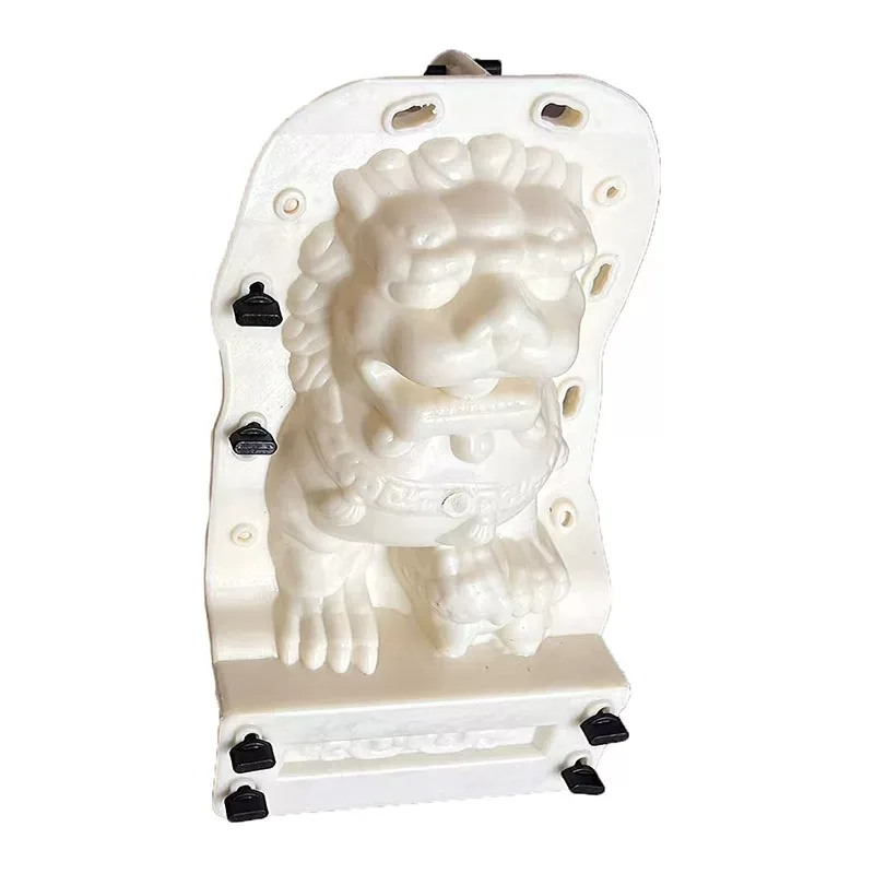Concrete Lion Mold Front Door Large Lion Statue Model Sculpture Mould Female Male Thickened Pair Lion Casting Tool