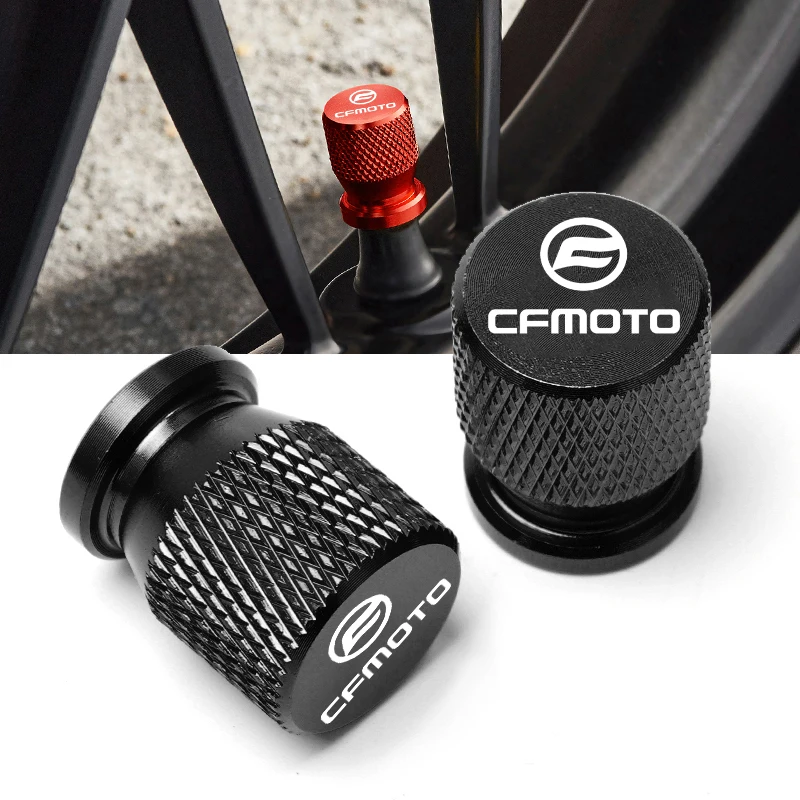 

2 Pcs Motorcycle Tire Valve Air Port Stem Cover Caps CNC Aluminum Accessories For Cfmoto 700Clx 800Mt 650Mt 700Mt 650Nk 300Nk