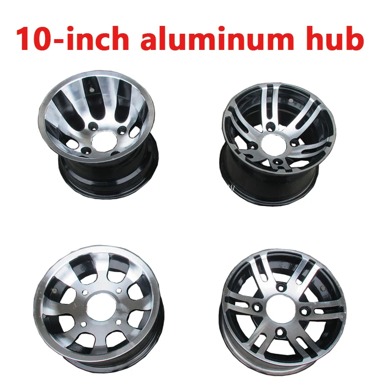 10-inch Aluminum Alloy Front and Rear Wheels for Four-wheel Vehicles, ATV, Go-karts, 10-inch Tires22/20X10-10 23/21X7-10