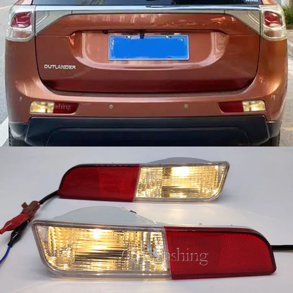 

Car Rear Bumper Reflector Fog Lights For Mitsubishi Outlander 2013 2014 2015 Signal Light Parking Brake Light