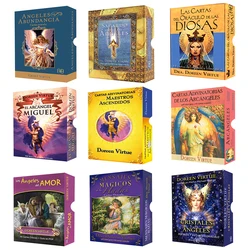 Spanish Doreen Virtue Angel Series Oracle Cards Angel Dreams Oracle Cards Tarot Cards for Beginners with PDF Guidebook