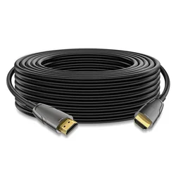 Câble en fibre optique HDMI 2.0 4K 60Hz, 20m 30m 50m, haute vitesse 18Gbps HDR coque HDCP 2.2 pour PS5/4 Xbox budgétaire HDTV