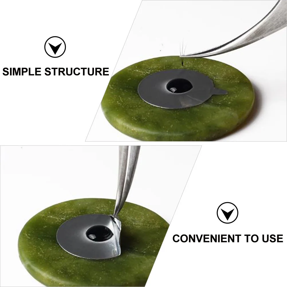 Coussinets autocollants jetables, outil de greffage pour Extensions de cils, porte-colle, joint d'extension de cils, autocollant de colle pour faux cils