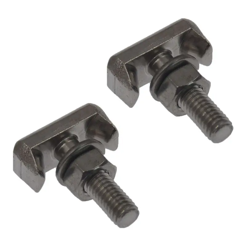 2Pcs Cable Terminals Connector Car T-Bolt Stainless Steel Batteries Cables Connectors Replace 19116852