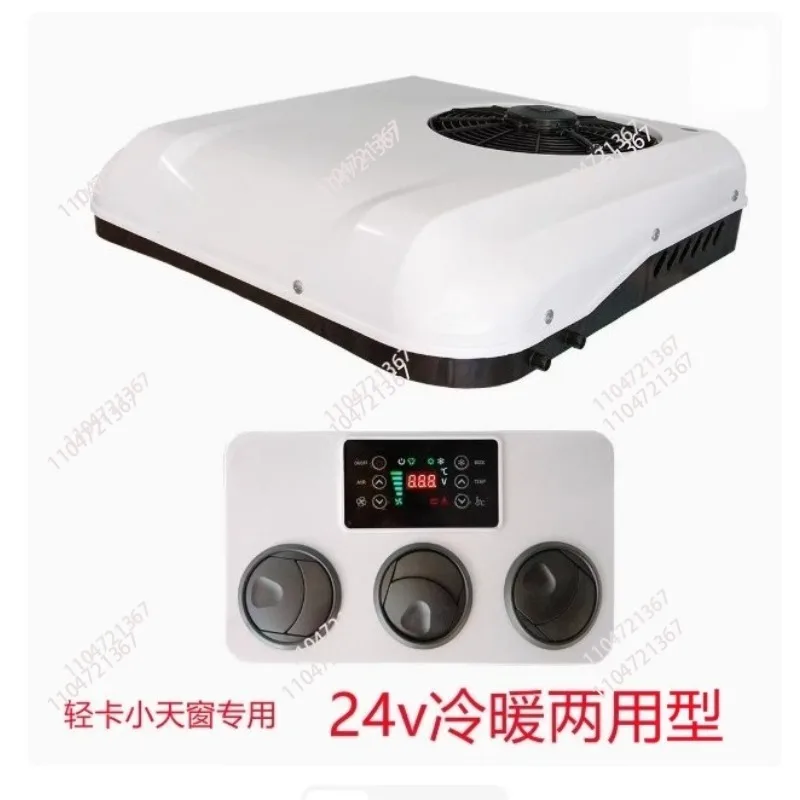 Hot Sale Rooftop12V 24V DC Electric Parking Air Conditioner Fast cooling Air Conditioning System For Truck Car Van