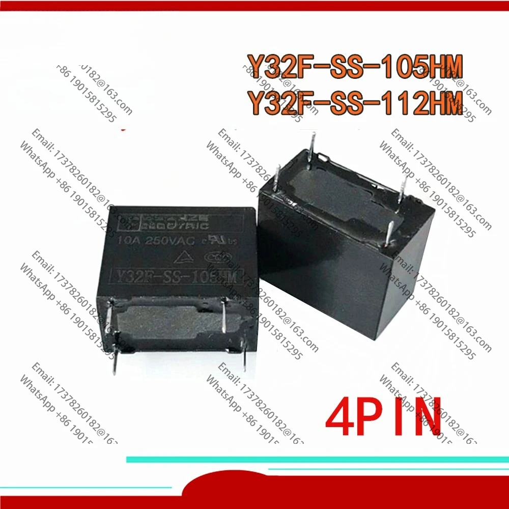 

10 шт./лот, новое оригинальное реле Y32F-SS-105HM Y32F-SS-112HM Y32F-SS-124HM Y32F SS 105HM 4pin 10A может заменить HF32F-005-HS