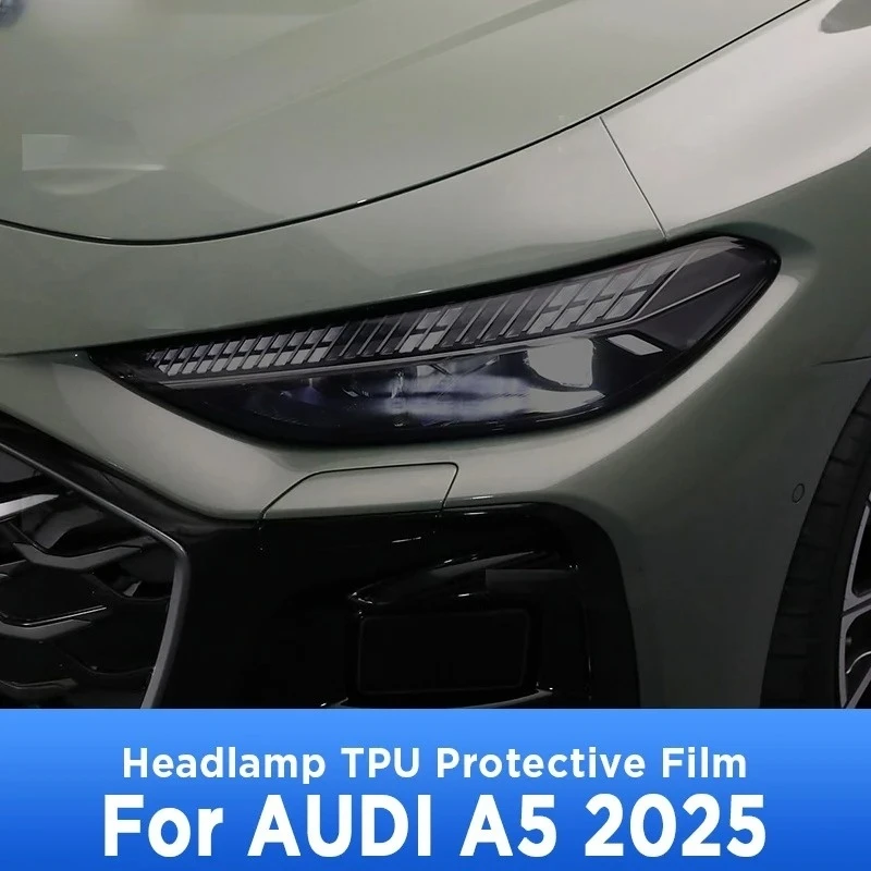 

For AUDI A5 2025 TPU Car Exterior Headlights Anti-Scratch Protective Film Cover Headlamps Repair Accessories Sticker