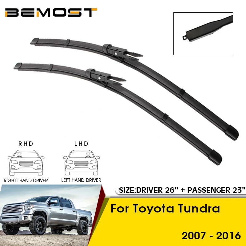 

Car Wiper Blades For Toyota Tundra 2007-2016 Windshield Windscreen Front Window Blades 26"+23" Car Accessories