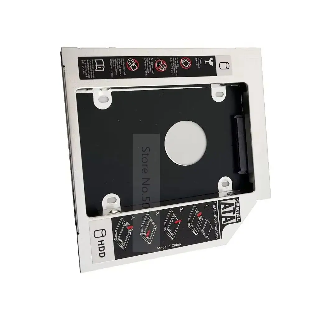 

12.7mm 2nd HDD SSD Hard Drive Optical Caddy for Toshiba L655 L655D A500 L650 L650D C850D S855 C870-DNK P775 SN-208AB SN-208DN