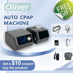 CPAP Auto APAP Automatic Pressure Adjustment Sleep with Mask Snoring Device BPAP Apnea COPD Whisper Stop Emphysema Chronic home